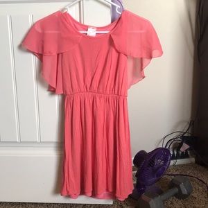 Coral kids dress